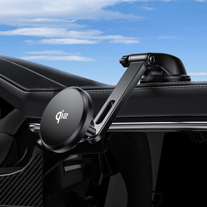 <span class=keywords><strong>Chargeur</strong></span> de voiture sans fil Qi2, station de charge rapide magnétique, support de tableau de bord pour grille d'aération, support de téléphone pour voiture, accessoires de voiture - Product Image 6