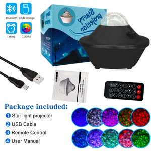 Projecteur d'étoiles Galaxie avec haut-parleur musical Ondes Océaniques, Veilleuse Ciel Étoilé pour Décoration de Chambre, Cadeau d'Anniversaire, Fête - Product Image 6