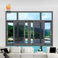 Ventana Abatible de PVC con Acabado en Madera Personalizado, Rejilla Decorativa y Doble Vidrio Bajo Emisivo para Renovación de Villas y Viviendas