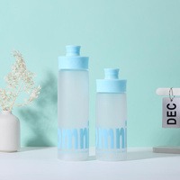 Gobelet de sport portable et durable avec couvercle anti-fuite, 600 ml, matériau PC, isolation thermique, design minimaliste unisexe
