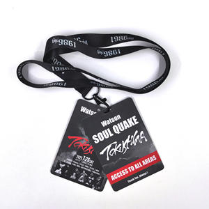 รับทำบัตรเข้างาน PVC เคลือบลามิเนต ปริมาณน้อย พร้อมโลโก้แบบกำหนดเอง สายคล้องคอสำหรับงานอีเว้นท์ - Product Image 4