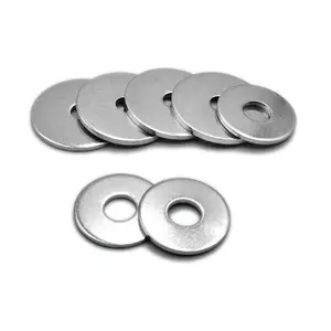 Wholesale Plain 304 Stainless Steel Flat Washer M1.6 M2 M2.5 M3 M4 M5 M5 M8 M10 M12 M20 DIN125 Washer