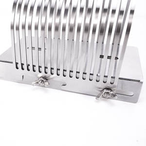 Support de découpe en acier inoxydable pour pommes de terre Hasselback, <span class=keywords><strong>mandoline</strong></span>, coupe-légumes, oignon, tomate pour barbecue, cuisine, cadeau pour maman cuisinier - Product Image 4