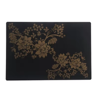 Tapis de protection de table en silicone durable en forme de rectangle certifié en gros Tapis et coussinets d'alimentation antidérapants