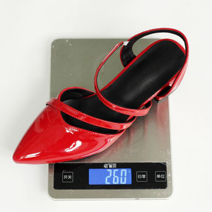 Zapatos de Tacón Bajo Cuadrado para Mujer, Zapatos de Charol Brillante con Punta Puntiaguda, Sandalias de Verano con Corte Lateral para Oficina - Product Image 6