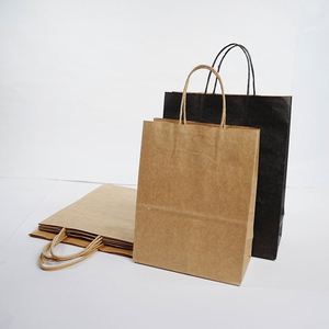 Sacs d'épicerie en papier kraft écologiques personnalisés en gros avec logos imprimés - Product Image 5