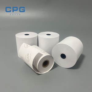 Suministro Directo de Fábrica, Rollo de Papel Térmico Transparente de Alta Calidad de 80x60 mm y 48 g/m² para Impresión de Tickets de Estacionamiento y Recibos de Punto de Venta - Product Image 1