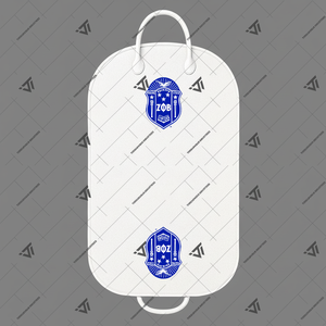 Ropa griega Zeta Phi Beta Sorority lista para enviar bolsa de ropa larga sublimada - Product Image 1
