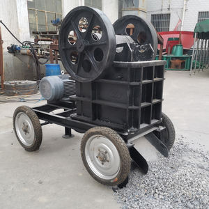 Trituradora de mandíbula tipo neumático móvil pequeña y barata, equipo de procesamiento de minerales y trituradora de mandíbula de piedra en África - Product Image 4