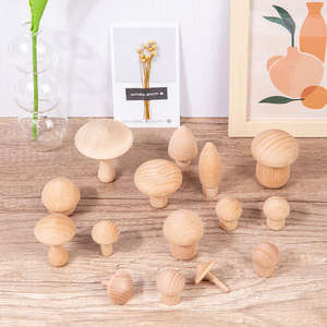 2026 Mainan Kayu Simulasi Menggambar Jamur Permainan Edukasi Seni Kerajinan & Melukis DIY untuk Anak-Anak - Product Image 3