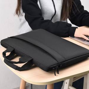Bolsa organizadora para ordenador portátil al por mayor, bolso de tela Oxford con cremallera, logotipo personalizado de negocios de 14/15 pulgadas, regalo para iPad ligero - Product Image 5