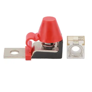 Kit de Bloque de Fusibles de Terminal de 58V con Perno Único M8 para Múltiples Baterías, Encendido de Barcos, Camiones, RVs y Coches, 60A - Product Image 1