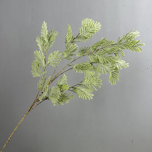 <span class=keywords><strong>Mimosa</strong></span> artificiel de verdure <span class=keywords><strong>en</strong></span> plastique à 6 branches de haute qualité pour la décoration intérieure - Product Image 2