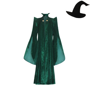 Costume de Sorcellerie et de Magie, Robe de Président de l'École de Sorcellerie et de Magie de Poudlard, Professeur Mileva McGonagall, Costume d'Halloween - Product Image 6