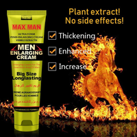 Hm2357 Max Man 50g Crème d'agrandissement pour hommes, Gel épaississant et stimulant la croissance pour hommes musulmans, Gel d'amélioration masculine