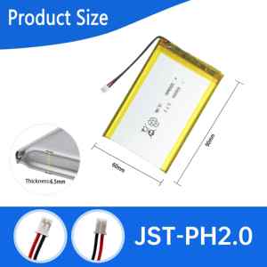 656090 3.7V 5000mAh 충전식 리포 배터리 6060100 카메라 파워뱅크 태블릿 전자 장난감 656090 리튬 폴리머 배터리 - Product Image 5