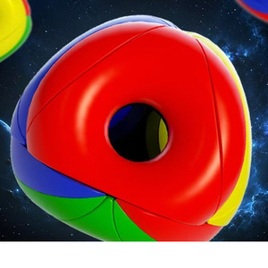 Cubo de Velocidad QiYi Stickerless Void <span class=keywords><strong>Pyraminx</strong></span> 3x3, Cubo Mágico Triangular Hueco, Rompecabezas Profesional, Juguetes Educativos para Niños - Product Image 5