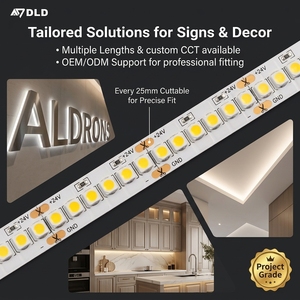 Ra90+ 240LEDs/m Led Strip <b>Light</b> 24V SMD 3528 High Brightness flexible LED <b>Light</b> Strip for <b>Advertising</b> <b>Light</b> <b>Box</b> - Product Image 1