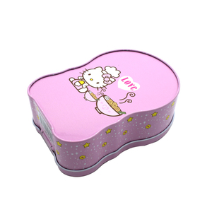 Boîte en métal de promotion en forme de voiture et de coeur pour jouets produit en étain carré pour l'utilisation de sandwich à la gelée de pain de chewing-gum de thé - Product Image 2