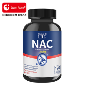 Fabricante de Suplementos de NAC al por Mayor, 1000 mg para Apoyo Antioxidante y a la Salud Celular, 120 Tabletas de NAC - Product Image 1
