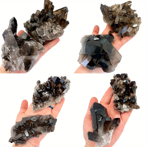 Cristales de Cuarzo Ahumado Negro Natural al por Mayor, Calidad Grado AAA, para Regalo y Decoración - Product Image 5