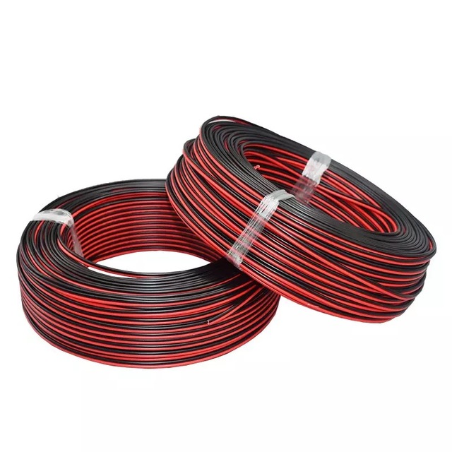 Electrical RVB Copper Industrial Flexible Twin Twisted Cable with PVC Insulation