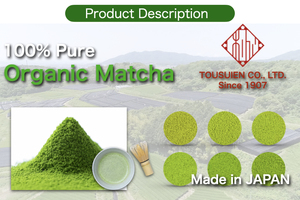 Matcha Orgánico en Polvo de Uji, Kioto, Japón, Grado Ceremonial Premium, Proveedor al por Mayor - Product Image 1
