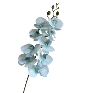 Orquídea Phalaenopsis Artificial <span class=keywords><strong>de</strong></span> 9 Cabezas, Orquídea Artificial Realista <span class=keywords><strong>de</strong></span> Tacto Suave para Decoración <span class=keywords><strong>de</strong></span> Bodas, Hogar y Eventos - Product Image 5