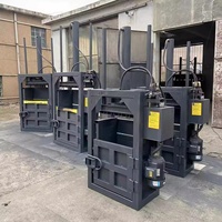 Presse à balles hydraulique automatique pour bouteilles en plastique/compacteur pour petites entreprises pour déchets de papier