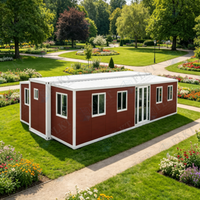 Maison préfabriquée extensible de luxe FLKT de 40 pieds, 3 chambres, 1 salon, villa modulaire familiale moderne