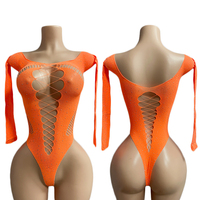 ELITES Vente en gros Personnalisé Meilleure vente Tissu résille élastique noir extensible pour tenues de danse exotique