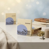 Petites boîtes cadeaux en carton blanc magnétique recyclable avec structure rigide pour l'emballage cosmétique - Utilisation pour le parfum, l'eye-liner, l'embossage