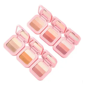 Custom Pink Eyeshadow Palette Makeup Cream Shimmer Highly Pigmented - Professional Nudes Warm Natural Eye Shadow