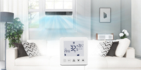 Termostato Inteligente WIFI HY08-4 Tuya con Pantalla Táctil, Programable Semanalmente, Personalización de Impresión de Logotipo en Diferentes Colores