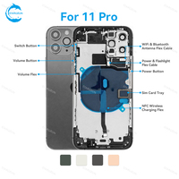 Carcasa para Teléfono Móvil STAROZON 100% Probada para iPhone 11 Pro Max con Piezas de Cable Flex ORI y Cubierta Trasera