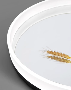 Runder Acryl rahmen Leuchtender intelligenter Badezimmers piegel Wand montierter dekorativer runder Toiletten-Schmink spiegel - Product Image 3