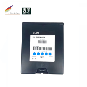 Cartouche d'encre compatible pour Memjet QuickLabel QL-240, pour imprimante d'étiquettes <span class=keywords><strong>AstroNova</strong></span> QL240 CMYKK 250ML avec puce intelligente - Product Image 5