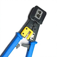 Pince à sertir RJ45 multifonctionnelle pour câbles réseau, coupe-câbles LAN, dénudeur et pince à sertir 6P 8P Cat5e Cat6 RJ11 RJ45
