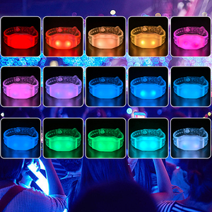 Özel LED bilezik konser işık promosyon bilekliği Tyvek şişe Led değnek işık <span class=keywords><strong>up</strong></span> numaraları işık konser olay parti için - Product Image 5