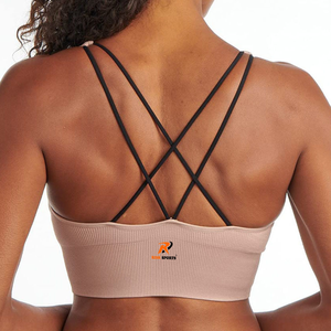 Top Selling Wholesale Fitness Women Sexy Sports Bra Fitness Breathable Solid Gym Running Sports Bra Women - Product Image 3