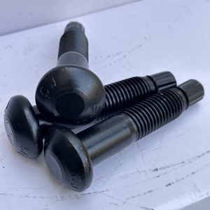 Bulloni a torsione in acciaio legato 10.9S ad alta resistenza GB/T 3632, set completo con dado e rondelle, M27, finitura ossido nero, esagono esterno - Product Image 4