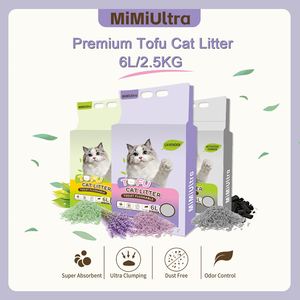 ทรายแมวเต้าหู้พรีเมียม ย่อยสลายได้ เป็นมิตรกับสิ่งแวดล้อม ปราศจากฝุ่น 99.5% จับตัวเป็นก้อนเร็ว อุปกรณ์สำหรับสัตว์เลี้ยง ขายส่ง รับผลิตแบบ OEM แบรนด์ส่วนตัว - Product Image 1