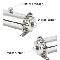 Purificateur d'eau manuel en acier inoxydable Ur-health pour l'extérieur et la maison avec ultrafiltration, capacité de 1000 L/H