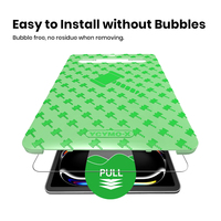 Protection d'écran en verre trempé 3D Easy App pour iPad Pro/Air 10.2/10.5/10.9/11/12.9/13 pouces, dureté 9H, ultra-fin