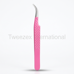Customized Brand Private Label Custom Color Professional Precision Stainless Steel Smooth Tip Comfortable Eyelash Tweezers Box - Product Image 3