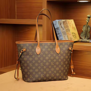 Sacs à bandoulière de luxe pour femmes, design rétro, imprimé, sac à main pour les voyages d'affaires, grande capacité, sac fourre-tout en cuir - Product Image 2