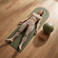 Tapis de yoga en caoutchouc naturel semi-elliptique écologique, texture en coquille de noix de coco PU, antidérapant, longueur 183 cm, épaisseur 5 mm, utilisation universelle