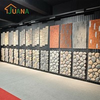 Revêtement mural extérieur en panneaux de pierre artificielle PU résistant aux UV, certifié CE, pour une conception paysagère extérieure durable