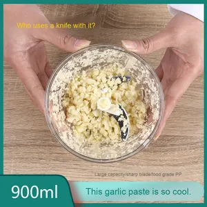 Factory Direct In-Stock Household Multifunctional <b>Plastic</b> <b>Grinder</b> Tools Eco-friendly Baby Food Processor for Fruit Manual - Product Image 3