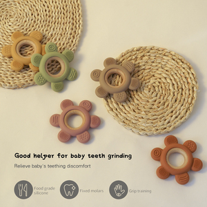 Togntu Vòng Hình Dạng BPA Miễn Phí Bằng Gỗ Vòng Bé Nhẹ Nhàng <span class=keywords><strong>Rudder</strong></span> Mọc Răng Đồ Chơi Bé Gỗ <span class=keywords><strong>Teether</strong></span> Cho Trẻ Sơ Sinh Toddler Trẻ Sơ Sinh - Product Image 4